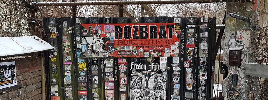 Polen: Bildergalerie aus dem besetzten Rozbrat in Poznan.